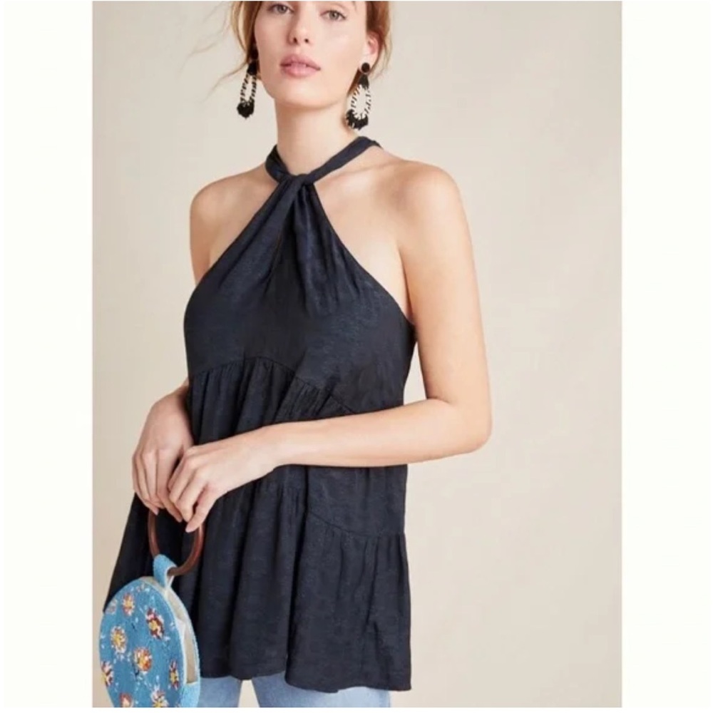 Anthropologie Tiered Halter